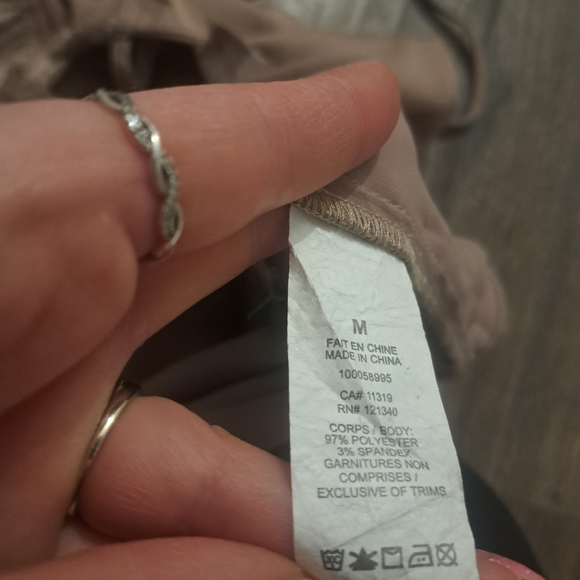 Garage Taupe Slip Dress - Picture 3 of 3